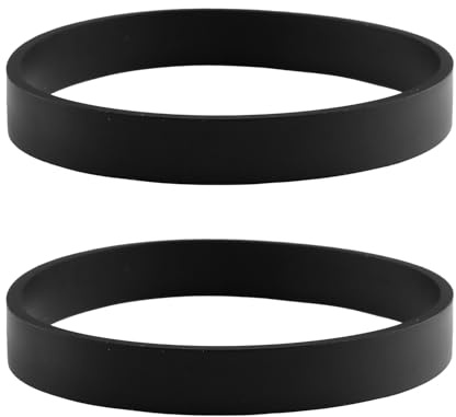 Tabanzhe Rubber Drive Belts for Vacuum Cleaners-2 Pcs 160-6428 Universal Flat Pump Bands for Most Upright Vacuums Carpet Cleaner Alternative Parts