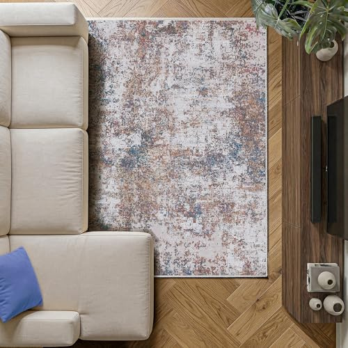 Decoranddecor Modern Rugs Living Room 120x170cm Washable Non-Slip