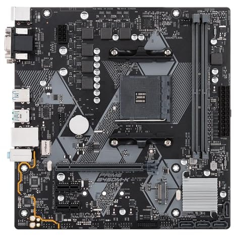 Schede madri Fit For Asus B450 B450M PRIME B450M-K AM4 for CPU Ryzen 5 5600G 3400G 1700 5700 DDR4 128 GB M.2 Micro ATX