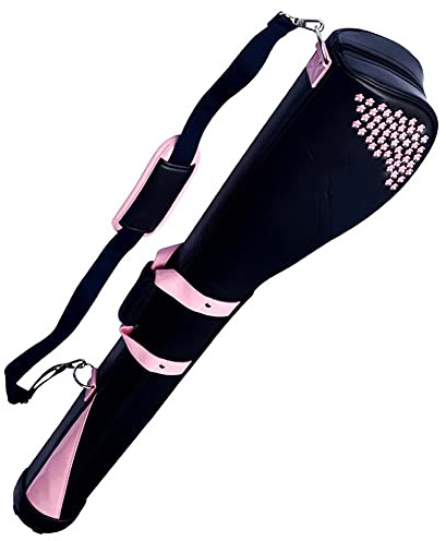 Sac de Golf, Mini Sac de Golf for Femme, léger, Transport Portable à bandoulière for Club, Rose