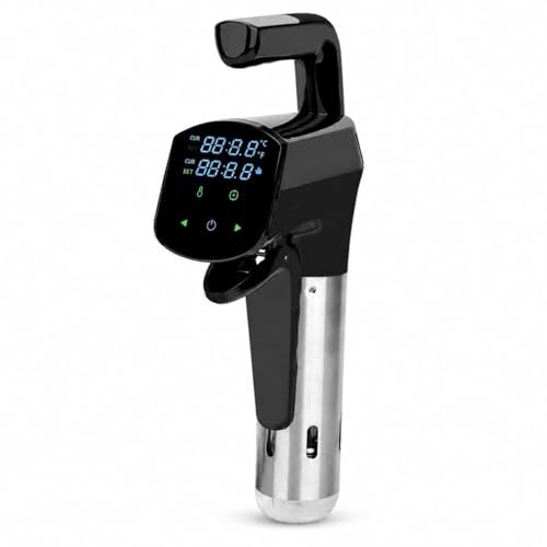 Cocina Sous Vide de 1800 W, baño de agua de precisión WiFi con pantalla LCD y control de temperatura de 25-95 °C para cocinar filetes, pollo, pescado