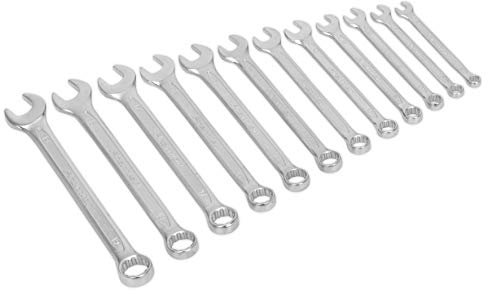 Sealey Ak6325 Combination Spanner Set 12Pc Cold Stamped Metric