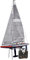 Kyosho 40042S-B Fortune 612 III Ready Set RC Sailboat Vehicle, 612 mm, Blue/Red/White