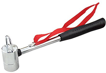 Nuzamas Campinghammer / Abzieher für Zeltheringe, 30 cm, mit Haltegurt