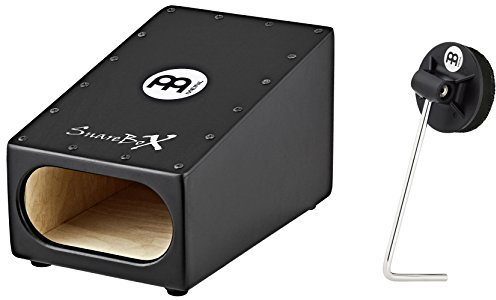 Meinl Percussion Pickup Snarebox Instrument - Fußinstrument mit knackigem Snare Sound - Mit Tonabnehmer - Baltische Birke, Schwarz (PSNAREBOX)