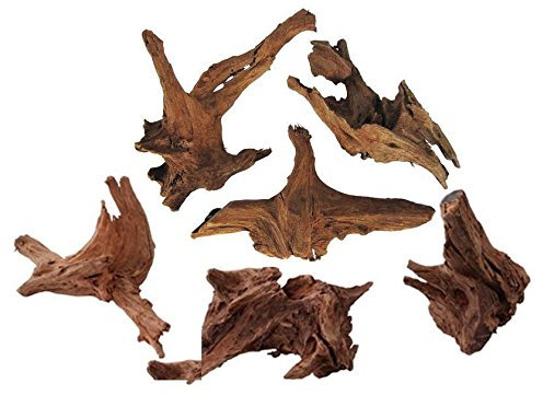 Mangrove Aquarium Wood Root (x1) - Size 15-20cm - (IWAGUMI AQUASCAPING Bogwood Driftwood)