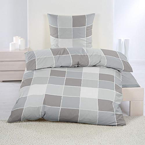 DreamHome Warme Winter Microfaser Thermo Fleece Bettwäsche 135x200 155x220 Bettbezug Modern, Design - Motiv:Design 9, Maße:155 cm x 220 cm