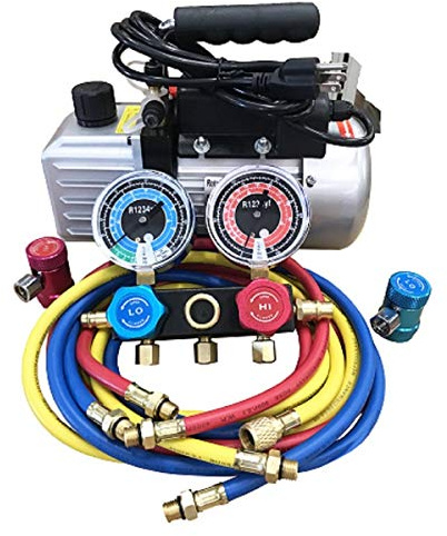 FJC (FJC9281YF) R1234yf Vacuum Pump & Manifold Set