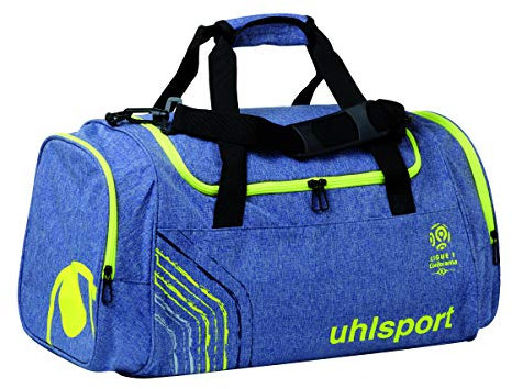 uhlsport Sporttasche Unisex Erwachsene, Jeans blau/Neongelb, FR: M (Größe Hersteller: M)