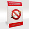 10x Gästehinweis, Tischaufsteller: NICHTRAUCHERZIMMER, non-smoking room, Rauchen verboten, Rauchfrei, 2-sprachig, Karton