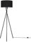 MiniSun | Modern Gloss Black Metal Tripod Floor Lamp with a Black Shade | Floor Lamps & Torchieres, Home Décor, Improvement & Lifestyle Essential
