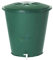 Serbatoio d'acqua in polipropilene 500 litri per acqua piovana. Con coperchio. Diametro 100 cm, altezza 110 cm. Capacità esatta 510 litri