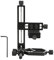 Yctze Supporto per smartper phone per telescopio, supporto per smartper phone retrattile universale Staffa regolabile Adattatore per telefono cellulare telescopio in lega di alluminio Re