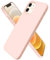 ORNARTO kompatibel mit iPhone 12 | 12 Pro 6,1 Silikon Case, Hülle Ultra Dünne Voller Schutz Flüssig Silikon Handyhülle Schutz für iPhone 12 Pro/iPhone 12(2020) 6,1 Zoll-Rosa