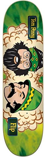 Flip Tom Friends Green Room 8.25x32.31 Deck Skateboard, Mehrfarbig (Mehrfarbig), 8,25 x 32,31