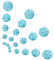 SUNNYCLUE 1 Box 100pcs 5 größen Runde Stein Cabochons Flatbacks Synthetische Türkis Edelstein Cabochon Perlen 4mm / 6mm / 8mm / 10mm / 12mm Für DIY Schmuckherstellung Kuppelkameen