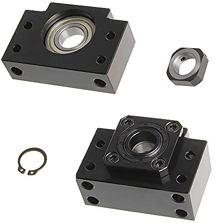 CNCMANS 1 Set BK10 / BF10 Karbonstahl Kugellager Schraube Block Halterung für RM/SFU 1204 Kugelumlaufspindel und Maschinen und Automatisierte Gerte