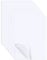 AIEX 10 piezas 29 x 21 cm tamaño A4 hojas adhesivas de doble cara, hojas de cinta blanca, cinta adhesiva resistente, papel adhesivo para la fabricación de tarjetas de artesanía