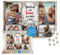 PR Print Royal Foto-Puzzle mit 5 Fotos Bedrucken - Glück ist eine Frau wie Dich zu haben - Collagen-Puzzle selber gestalten für die Frau - 500 Teile inkl. hochwertiger Kartonverpackung