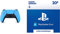 DualSense Manette pour PlayStation 5, Ice Blue + Carte Cadeau PSN (PlayStation Store) | 20 EUR | Compte français | Code de téléchargement (PS5/PS4/PS3)