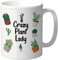 Wanky Candles Crazy Plant Lady Mug - Funny Gift for Mum, Sister, Grandma, Auntie, or Friends