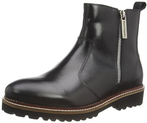 Hush Puppies Women's Grace Zip Ankle Boot, Black, 8 UK