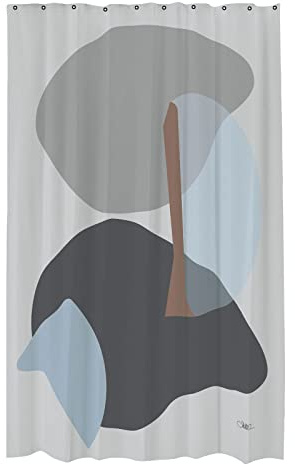 METTE DITMER - Duschvorhang 150x200 cm - Gallery grau