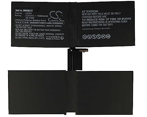 vhbw Akku kompatibel mit Apple iPad Pro 12.9 2021, 12.9 5. Gen 2021 Tablet Pad (10500mAh, 3,82V, Li-Polymer)