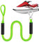 WOTEG Cuerdas y Cuerdas para Barcos,Línea Muelle Ajustable 4 pies versátil - Cord Dock, Cuerdas Amarre para Motos Agua, pontones, Botes Bajos, lanchas