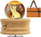 JOIENDY Spieluhr mit Kristallkugel 360°Rotation Base 3D Kristallkugel 70mm Kugelglas Geschenk für Weihnachten Geburtstag Mutter Valentinstag Dekoration