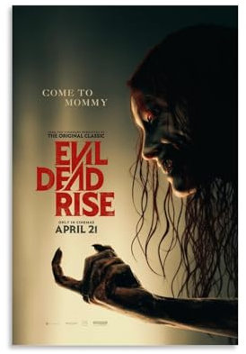 LAHTI Poster Evil Dead Rise, dekoratives Gemälde, Leinwand, Wandposter und Kunstdruck, modernes Familienschlafzimmer-Dekor-Poster, 20 x 30 cm