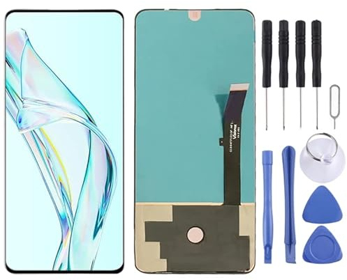 Handy-Ersatzteile AMOLED Material LCD-Bildschirm für ZTE Axon 30 5G A2322 A2322G Mit Digitizer Vollmontage (Schwarz) Ersatzteile