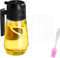 DAKLUNAR Bottiglia dispenser per olio da cucina, spruzzatore 2 in 1 per olio d'oliva e dispenser di olio, flacone spray per olio da 470 ml, per cucina barbecue friggitrice ad aria insalata cottura