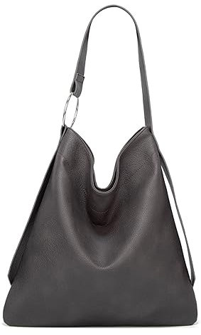 BOTCAM Weiche -Geldbörsen und Handtaschen für Damen, große Umhängetasche Aigner Taschen Damen Groß (Grey, One Size)