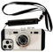QoKcoahn Emily in Paris Phone Case for iPhone 14 Pro Max, Kawaii 12D Cartoon Vintage Camera Case with Long Lanyard Silicone PC Crossbody Phone Case Shockproof Protector