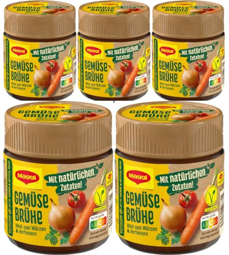 Mit Pufai Grocery, Maggi Gemüse Brühe 119 Gramm x 5 STÜCK
