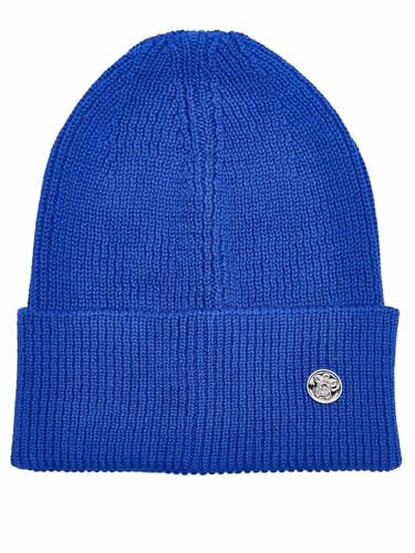 Tazzio Beanie Mütze für Herren und Damen Unisex Wollmütze Strickmütze Winter A500 (Sax Blau)