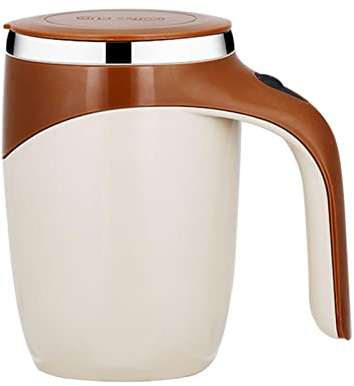 ALEOHALTER Mixing Coffee Mug Self Stirring Mug, Automatic Magnetic Stirring Coffee Mug Stainless Steel Cup Hot Drink Mixer for Hot Cocoa,Chocolate,Mocha,Matcha,Milo(Coffee)