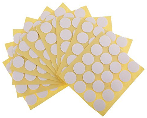 200 Stück Kerzendochtaufkleber Doppelseitige Klebepunkte für DIY Kerzenherstellung 20mmPraktisches Design, langlebig.