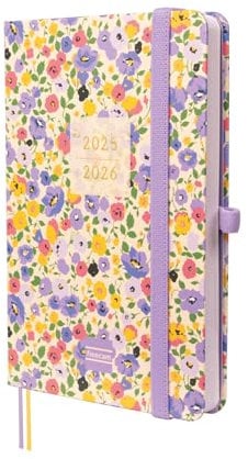 Finocam - Terminkalender Minimal 18 Monate 2025 2026 Horizontale Wochenansicht Juli 2025 - Dezember 2026 (18 Monate) Girl International