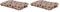 Kerbl Hundedecke Stella (beige mit Pfotenmotiv, L x B 140 x 100 cm, aus flauschigem Fleece, leichte Decke) 80306 (Packung mit 2)