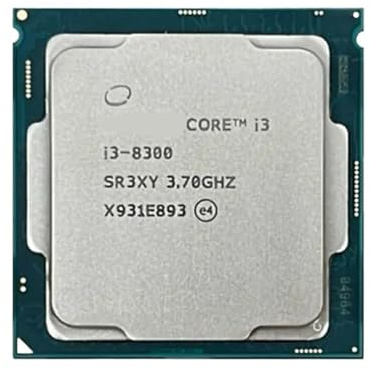 Processore CPU LGA 1151 a 4 core Core i3 8300 da 3,7 GHz