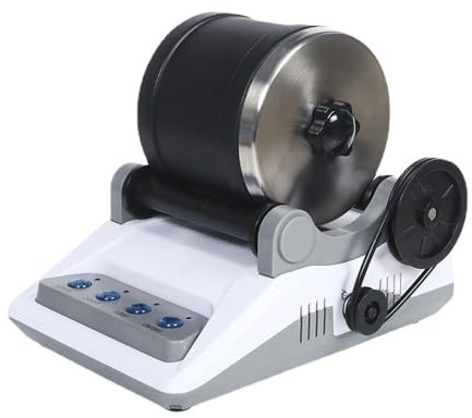Rock Tumbler Kit for Kids and Beginners, Electric Stone Polisher with Timer, Detachable Drum, Safe Gem Polishing Set for Ages 8+, Includes Instructions
