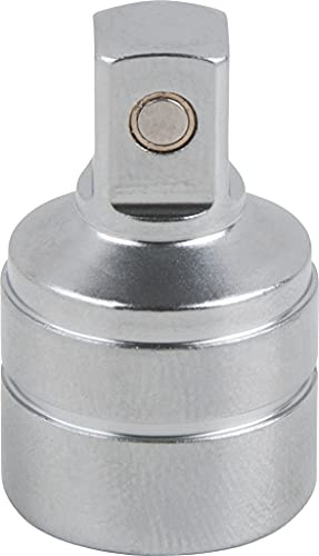 KS Tools 150.1417 3/8 Öldienst-Bit-Stecknuss für Innenvierkant-Schrauben mit Magnet, 10 mm