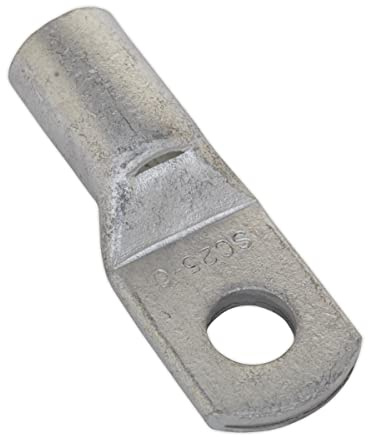 Sealey LT256 Copper Lug Terminal 25mm² x 6mm Pack of 10