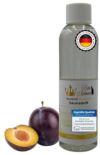 Dufte Momente Saunaaufguss-Konzentrat Slibowitz – 250 ml – fruchtig & würzig – konzentriert & ergiebig – zertifizierte Profi-Qualität – vegan & Made in Germany