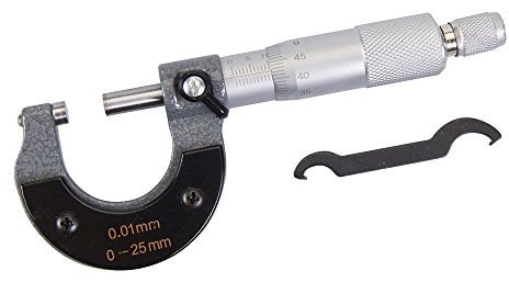 Silverline 282378 Micrometro Esterno, 25 mm