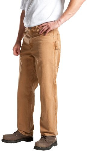 Dickies Men's Relaxed Fit Sanded Duck Carpenter Jean, Brown Duck, 30x30