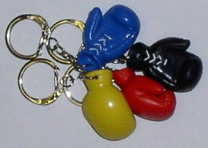 Schlüsselanhänger Mini Boxhandschuhe rot