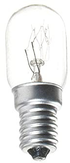 MAURER Bombilla Para Horno E14-15 W. 85 Lúmenes. Cálida (2700°K)